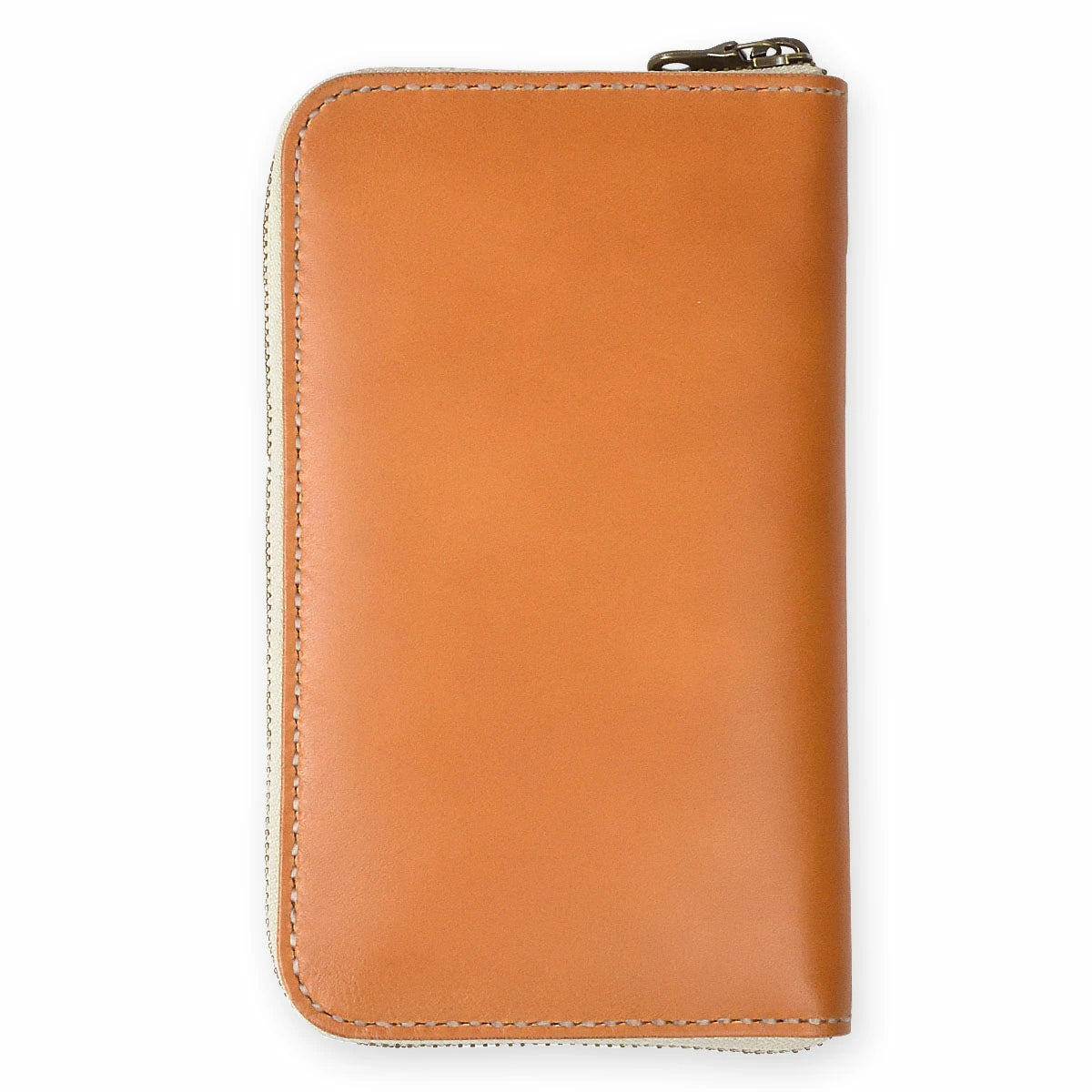 サムライクラフト ラウンドファスナー タイプ1  Lサイズサドルベーシック オイルレザー