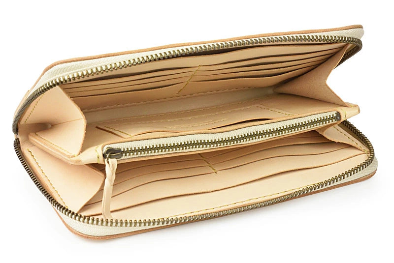 サムライクラフト ラウンドファスナー ロングウォレット タイプ1 Lサイズ サドルベーシック オイルレザー ウォレットチェーン対応