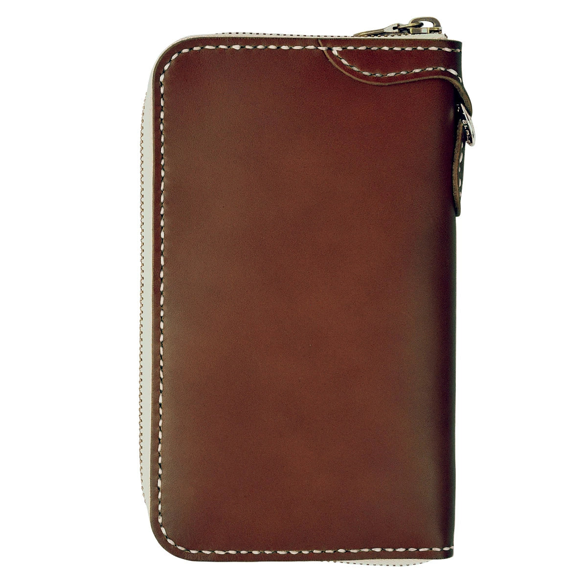 サムライクラフト ラウンドファスナー ロングウォレット タイプ1 Lサイズ サドルベーシック オイルレザー ウォレットチェーン対応