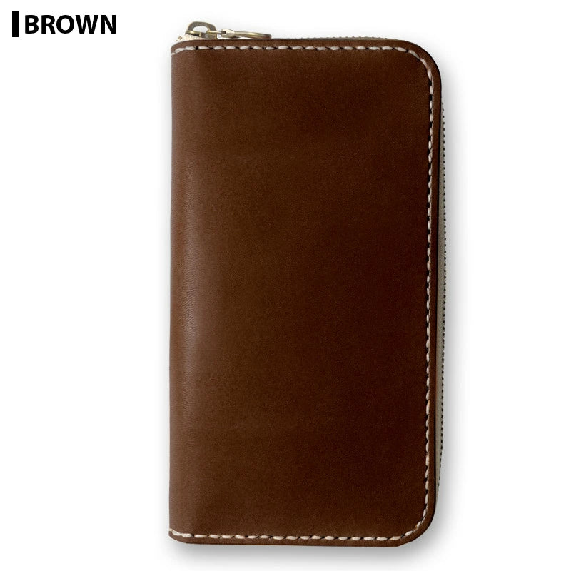 サムライクラフト ラウンドファスナー ロングウォレット タイプ1 サドルレザー オイルレザー