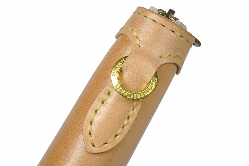 サムライクラフト ラウンドファスナー ロングウォレット タイプ1 コードバン ナチュラル ウォレットチェーン対応