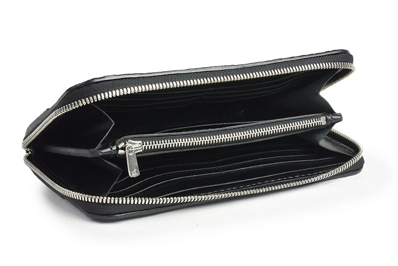 サムライクラフト ラウンドファスナー ロングウォレット タイプ1 シャイニングクロコダイル ウォレットチェーン対応