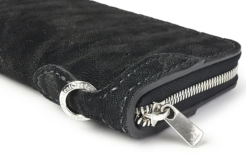 サムライクラフト ラウンドファスナー ロングウォレット タイプ1 エレファントレザー ウォレットチェーン対応