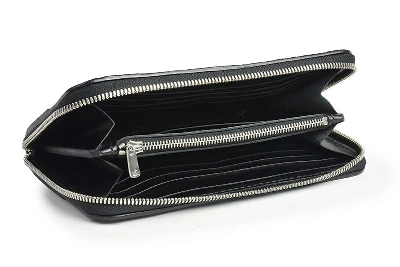 サムライクラフト ラウンドファスナー ロングウォレット タイプ1 エレファントレザー ウォレットチェーン対応