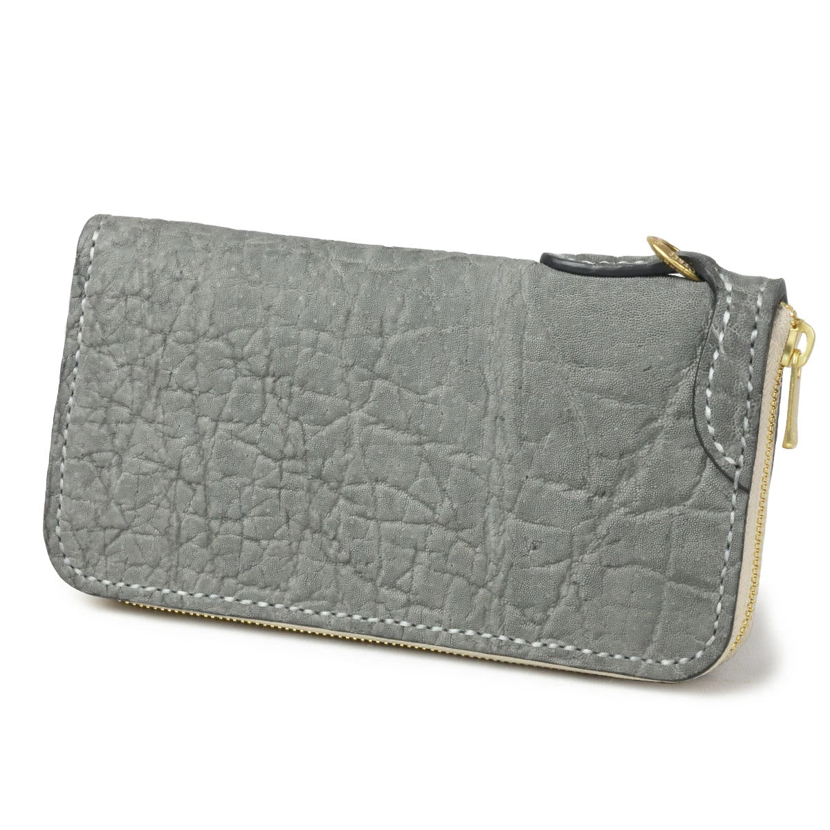 サムライクラフト ラウンドファスナー ロングウォレット タイプ1 エレファントレザー ウォレットチェーン対応