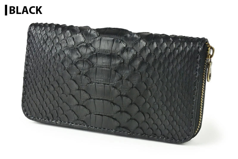 サムライクラフト ラウンドファスナー タイプ1 マットパイソン ブラック 補強なし