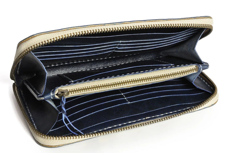 サムライクラフト ラウンドファスナー ロングウォレット タイプ1 ルガトショルダー ウォレットチェーン対応