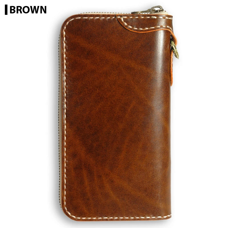 サムライクラフト ラウンドファスナー ロングウォレット タイプ1 ルガトショルダー ウォレットチェーン対応