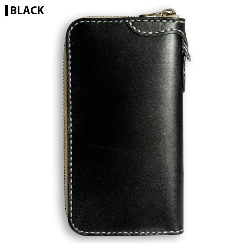 サムライクラフト ラウンドファスナー ロングウォレット タイプ1 ルガトショルダー ウォレットチェーン対応