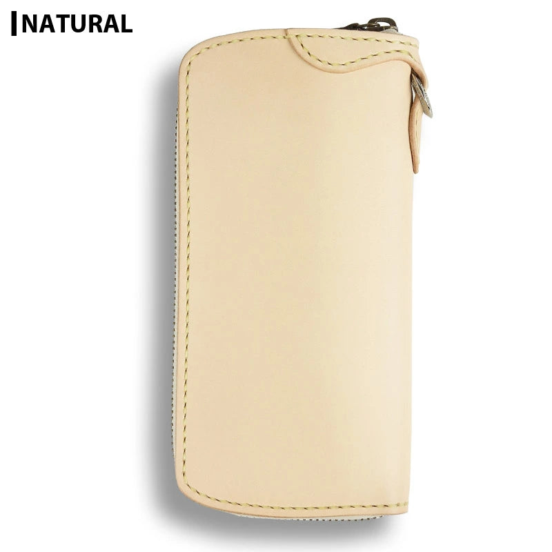 サムライクラフト ラウンドファスナー タイプ2 サドルベーシック オイルレザー ウォレットチェーン対応