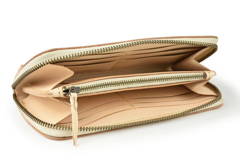 サムライクラフト ラウンドファスナー タイプ2 サドルベーシック オイルレザー ウォレットチェーン対応