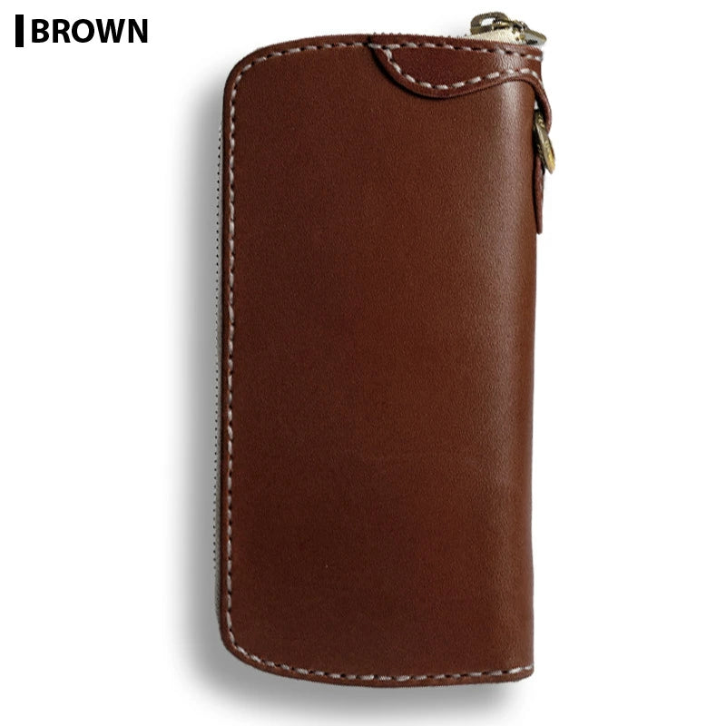 サムライクラフト ラウンドファスナー タイプ2 サドルベーシック オイルレザー ウォレットチェーン対応