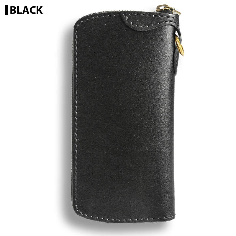 サムライクラフト ラウンドファスナー タイプ2 サドルベーシック オイルレザー ウォレットチェーン対応