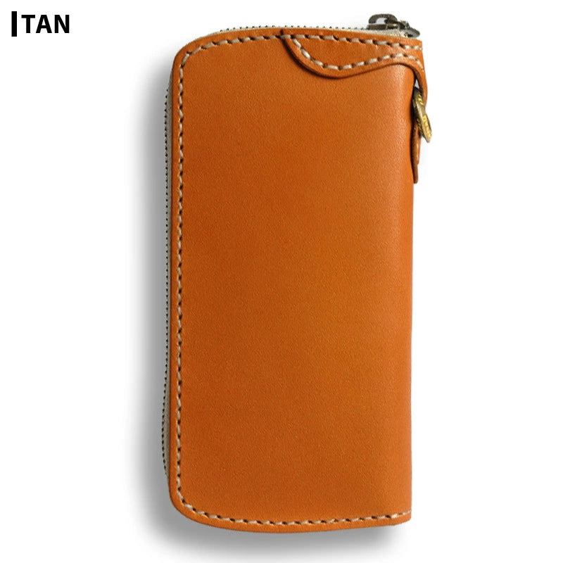 サムライクラフト ラウンドファスナー タイプ2 サドルベーシック オイルレザー ウォレットチェーン対応