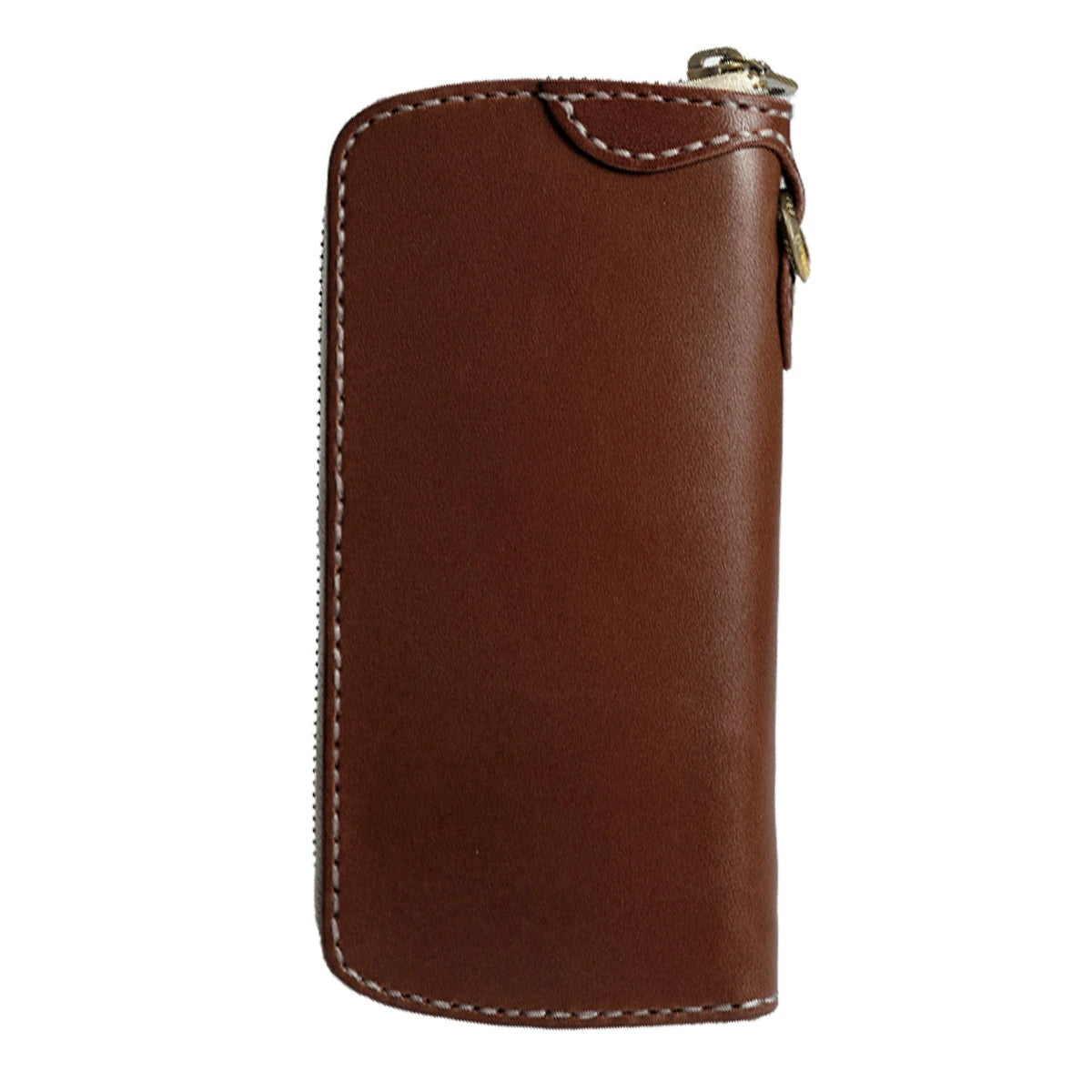 サムライクラフト ラウンドファスナー タイプ2 サドルベーシック オイルレザー ウォレットチェーン対応