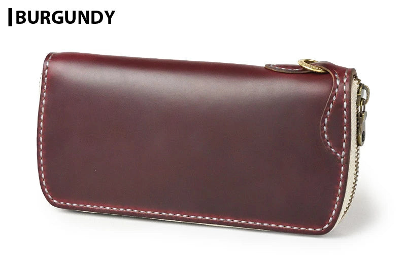 サムライクラフト ラウンドファスナー タイプ2 クロムエクセルレザー クロームエクセル ウォレットチェーン対応