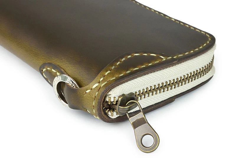サムライクラフト ラウンドファスナー タイプ2 クロムエクセルレザー クロームエクセル ウォレットチェーン対応