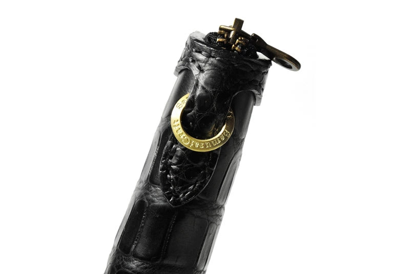 サムライクラフト ラウンドファスナー タイプ2 クロコダイル ウォレットチェーン対応