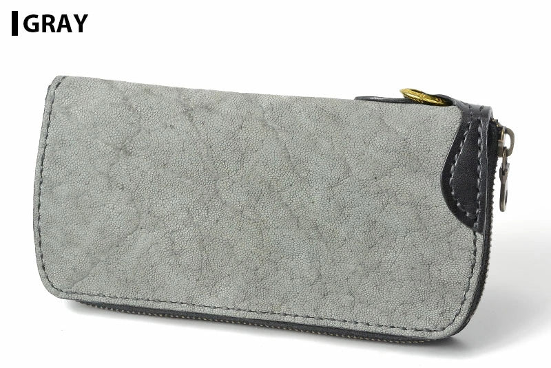 サムライクラフト ラウンドファスナー タイプ2 エレファントレザー ウォレットチェーン対応