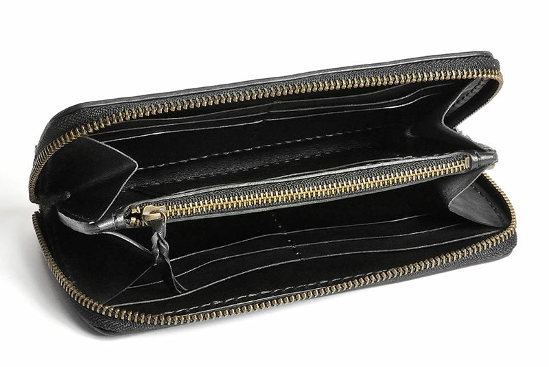 サムライクラフト ラウンドファスナー タイプ2 エレファントレザー ウォレットチェーン対応