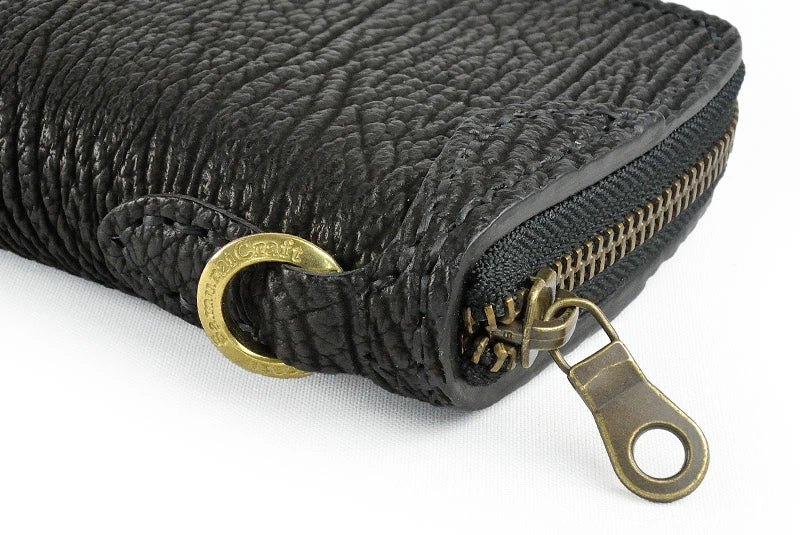 サムライクラフト ラウンドファスナー タイプ2 シャークスキン ウォレットチェーン対応