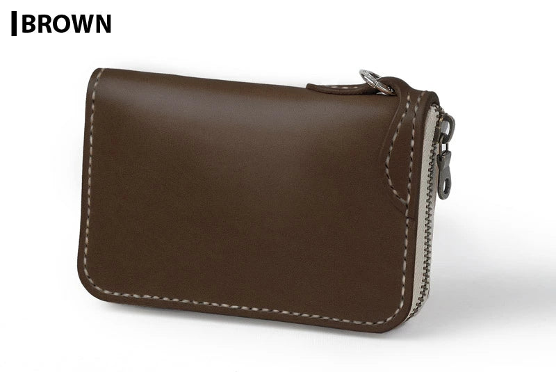 サムライクラフト ラウンドファスナー タイプ3 サドルレザー オイルレザー ウォレットチェーン対応