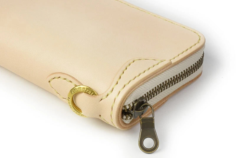 サムライクラフト ラウンドファスナー タイプ3 サドルレザー オイルレザー ウォレットチェーン対応