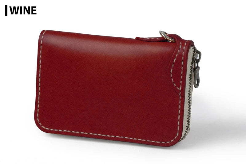 サムライクラフト ラウンドファスナー タイプ3 サドルレザー オイルレザー ウォレットチェーン対応