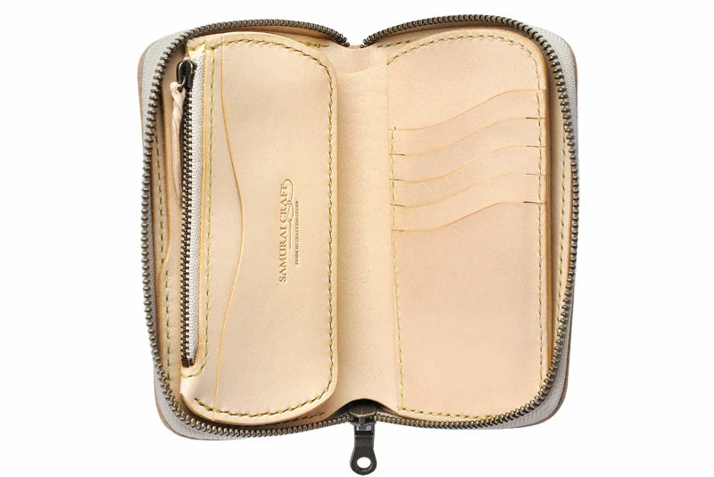 サムライクラフト ラウンドファスナー タイプ3-R エレファントレザー ウォレットチェーン対応