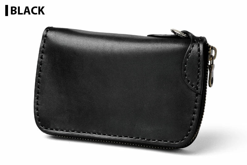 サムライクラフト ラウンドファスナー タイプ3-R サドルレザー オイルレザー ウォレットチェーン対応