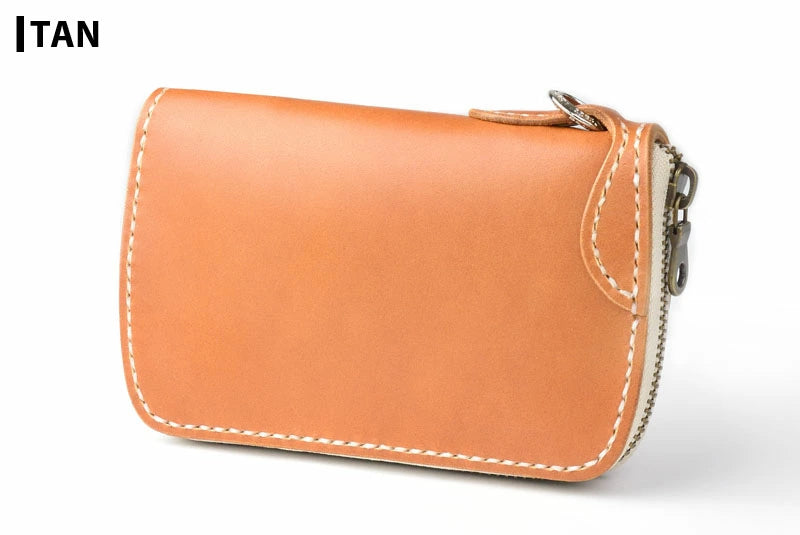 サムライクラフト ラウンドファスナー タイプ3-R サドルレザー オイルレザー ウォレットチェーン対応