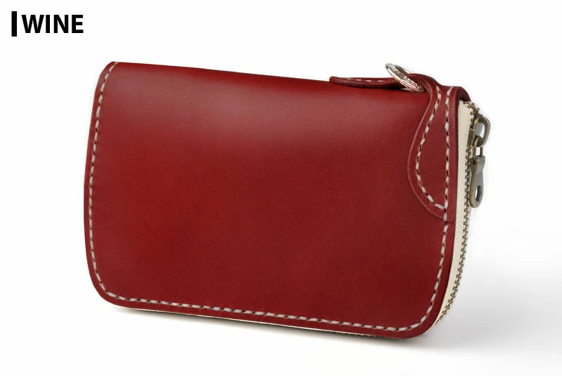 サムライクラフト ラウンドファスナー タイプ3-R サドルレザー オイルレザー ウォレットチェーン対応