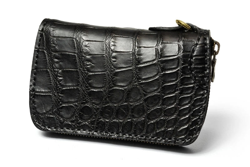 サムライクラフト ラウンドファスナー タイプ3-R クロコダイル ウォレットチェーン対応