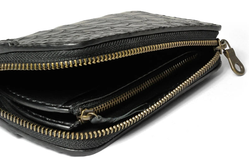 サムライクラフト ラウンドファスナー タイプ3-R クロコダイル ウォレットチェーン対応