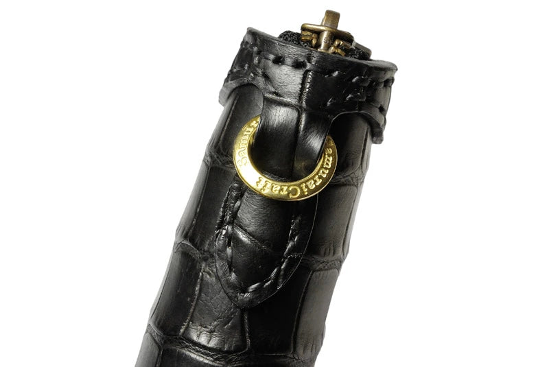 サムライクラフト ラウンドファスナー タイプ3-R クロコダイル ウォレットチェーン対応