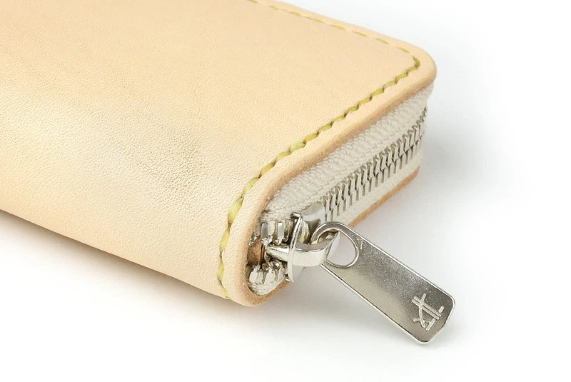 サムライクラフト ラウンドファスナーミニウォレット タイプ5 サドルレザー オイルレザー