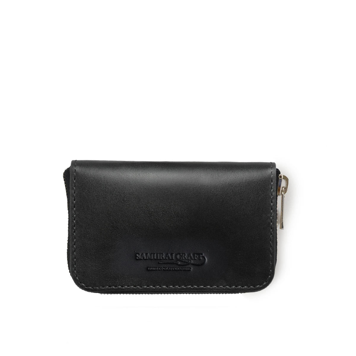 サムライクラフト ラウンドファスナーミニウォレット タイプ5 サドルレザー オイルレザー