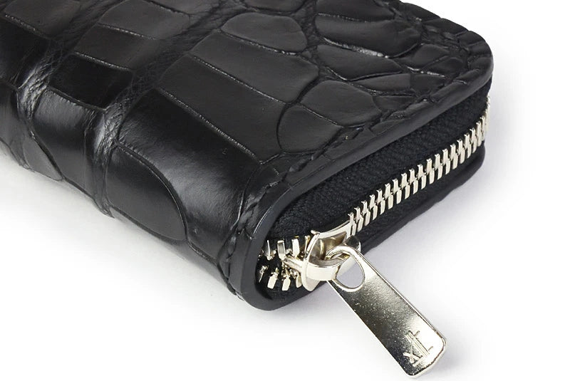 サムライクラフト ラウンドファスナー ミニウォレット タイプ5 ナイルクロコダイル