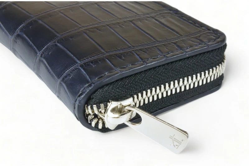 サムライクラフト ラウンドファスナー ミニウォレット タイプ5 ナイルクロコダイル