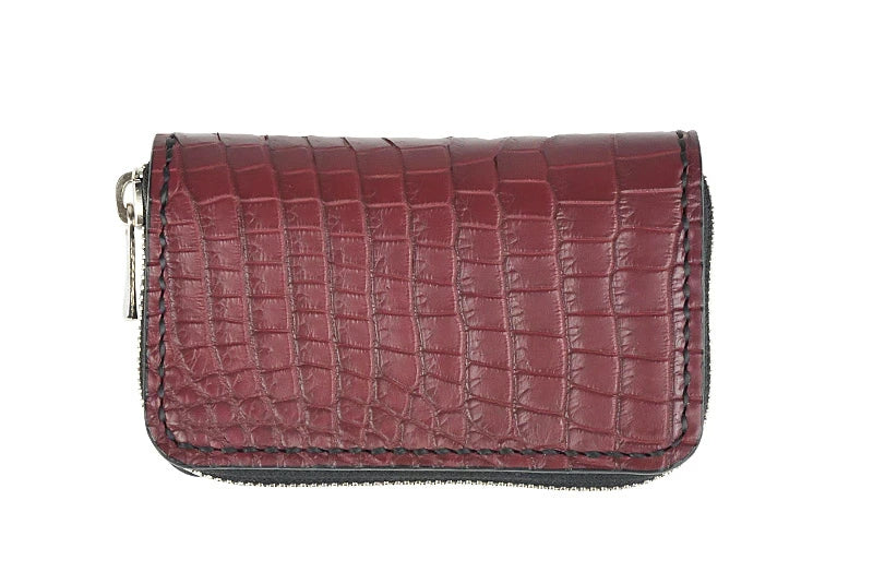 サムライクラフト ラウンドファスナー ミニウォレット タイプ5 クロコダイル スモールクロコ