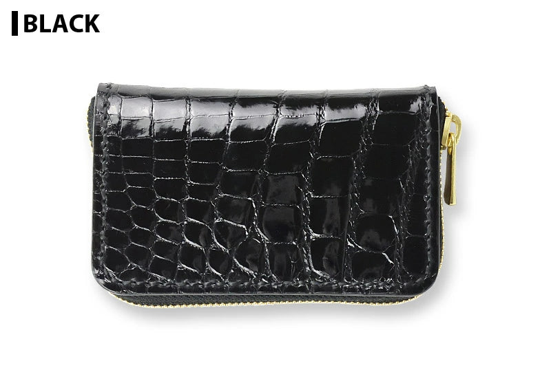 サムライクラフト ラウンドファスナー ミニウォレット タイプ5 シャイニングクロコダイル