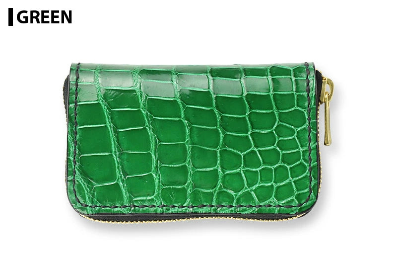 サムライクラフト ラウンドファスナー ミニウォレット タイプ5 シャイニングクロコダイル