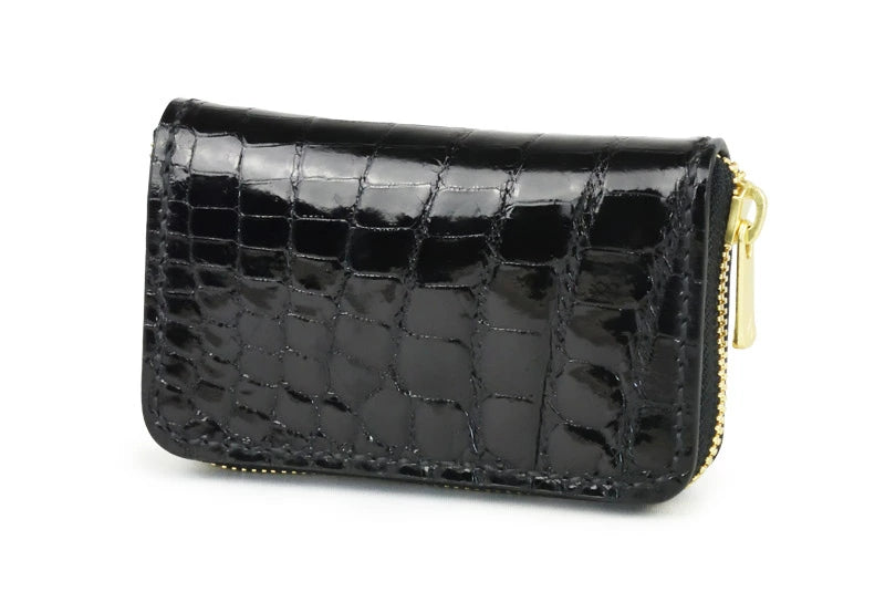 サムライクラフト ラウンドファスナー ミニウォレット タイプ5 シャイニングクロコダイル