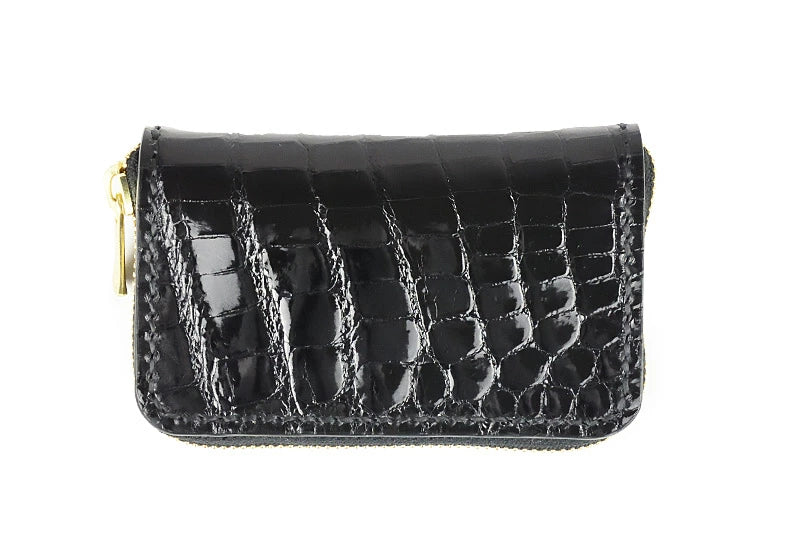 サムライクラフト ラウンドファスナー ミニウォレット タイプ5 シャイニングクロコダイル