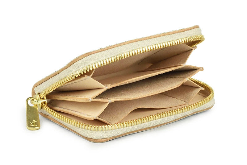 サムライクラフト ラウンドファスナー ミニウォレット タイプ5 マットパイソン ダイヤモンドパイソン