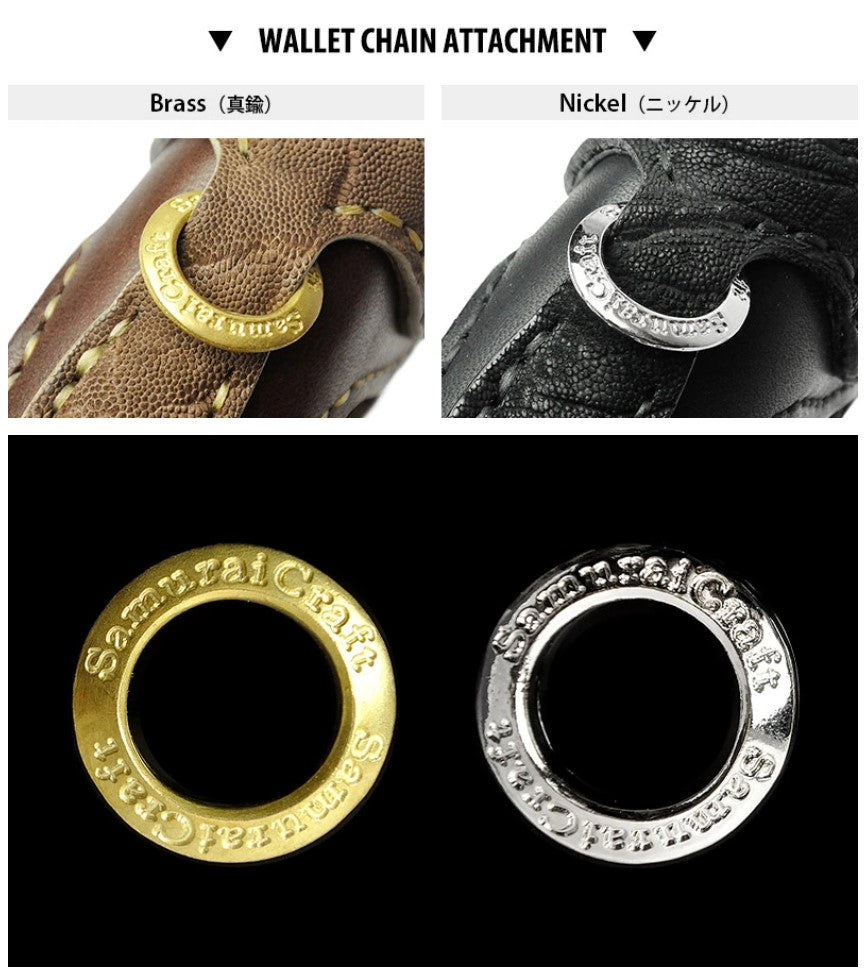 サムライクラフト ミドルウォレット B-10R フラップレス ルガトショルダー