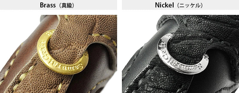 サムライクラフト ラウンドファスナー タイプ2 シェリダンスタイルカービング 黒染  バスケットウィーブ サドルレザー クロコ ウォレットチェーン対応