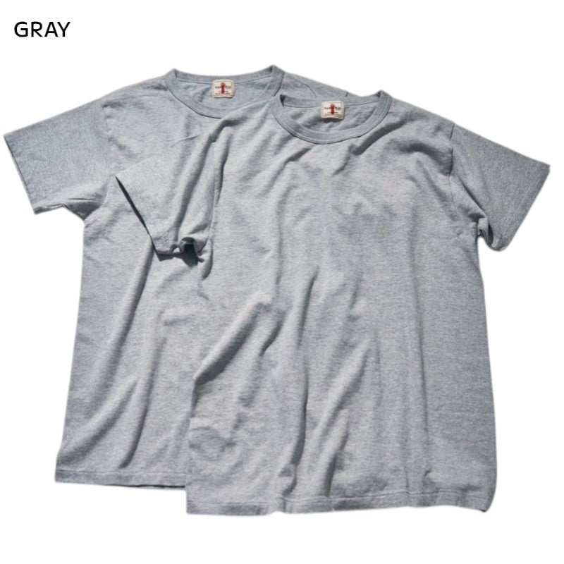 サムライジーンズ 2PST-01 無地 クルーネック 2パックTシャツ