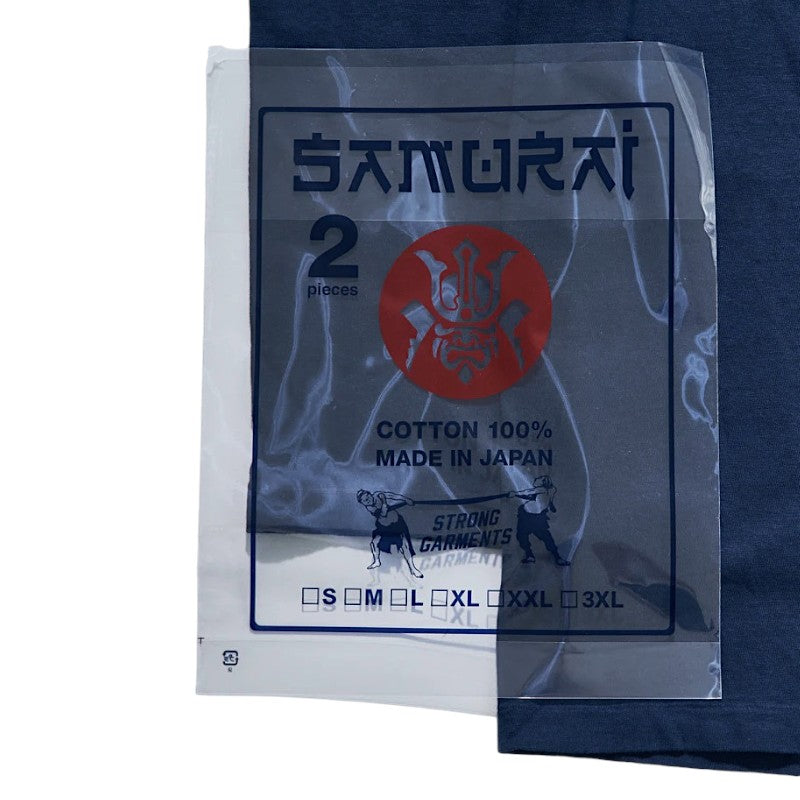サムライジーンズ 2PST-01 無地 クルーネック 2パックTシャツ