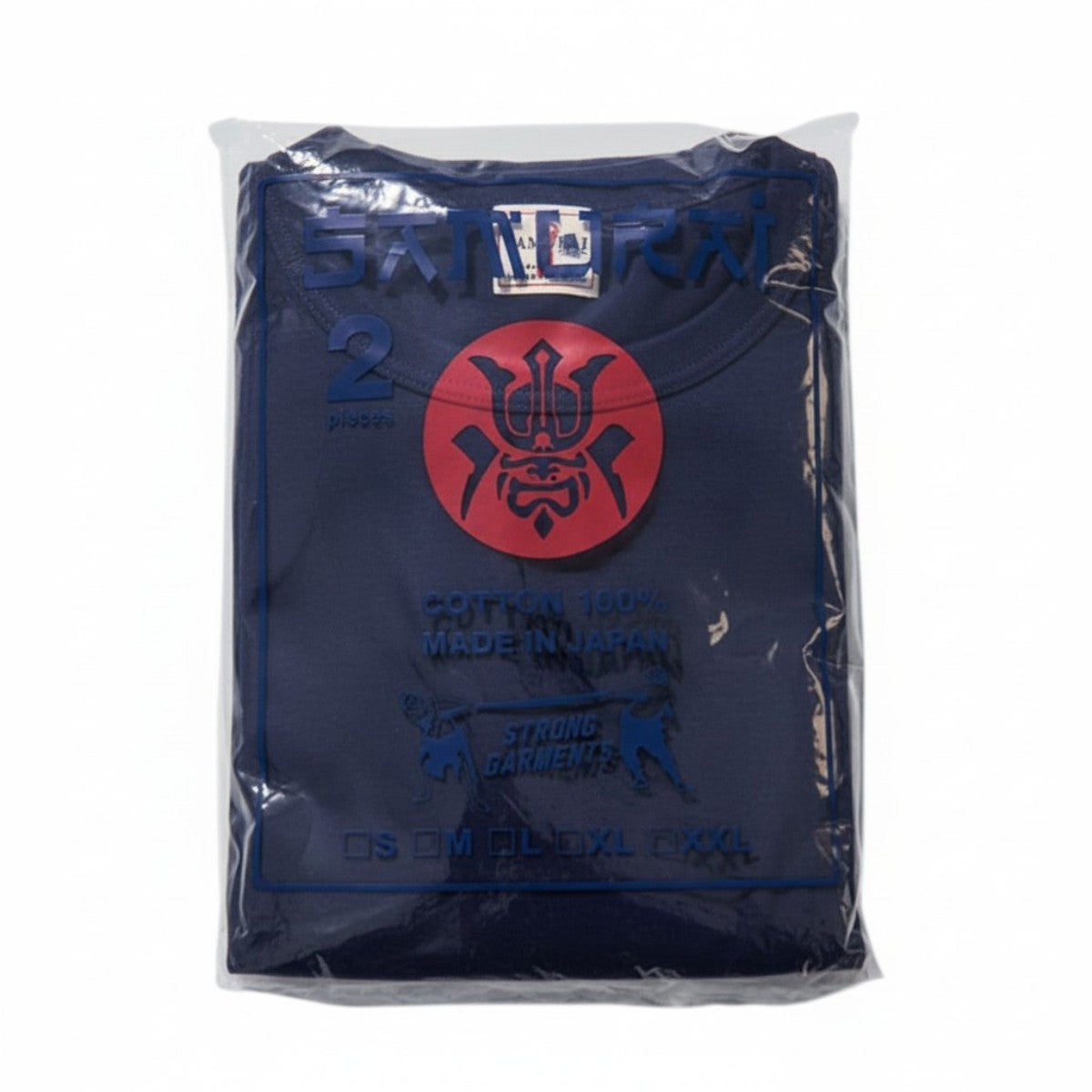 サムライジーンズ 2PST-01 無地 クルーネック 2パックTシャツ